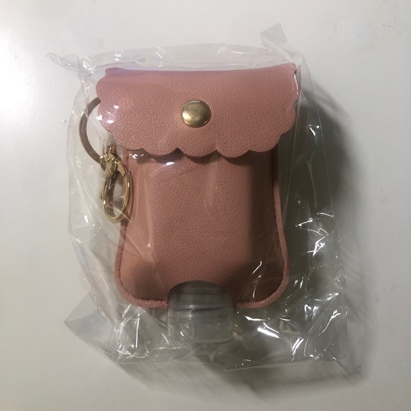 Pink Hand Sanitizer Keychain Case - Picture 4 of 7